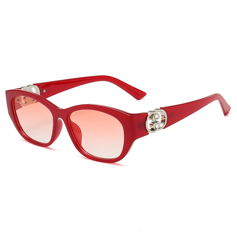 Designer's Niche Retro Personality Casual Versatile Trendy Sunglasses For Women 2026 New Modern Cat Eye Narrow Frame UV Resistant Sunglasses For  - view 9