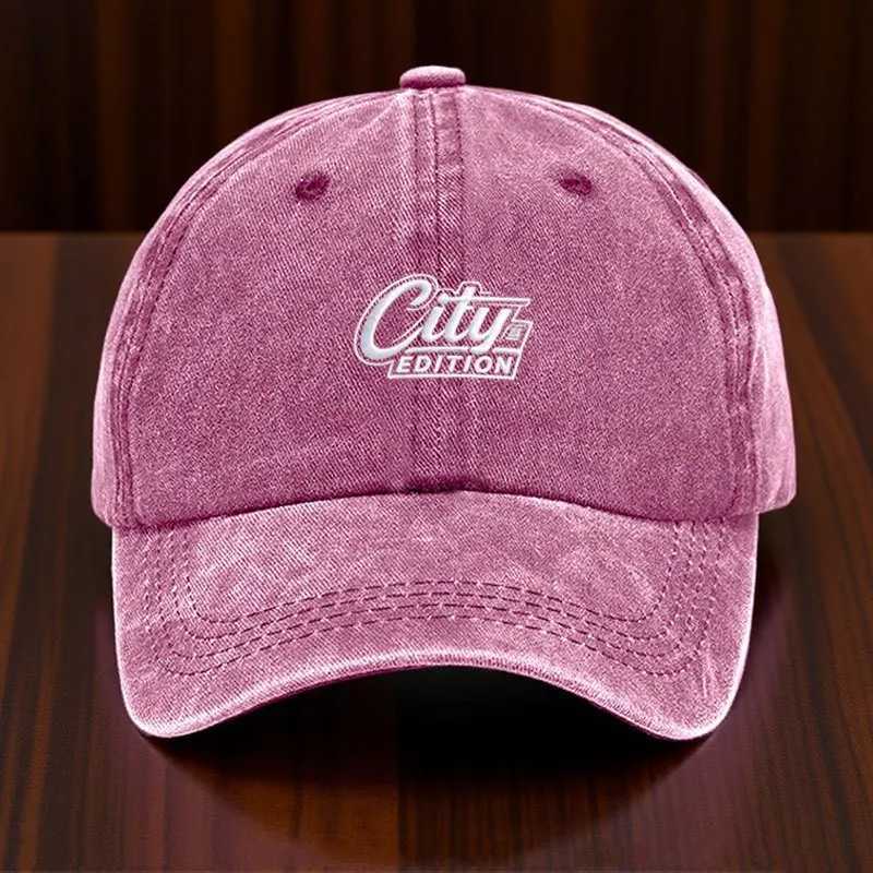 Washed Denim Baseball Vintage Men Women Breathable Curved Brim Hat Daily Outdoor Travel Sports Caps M260626 - view 7