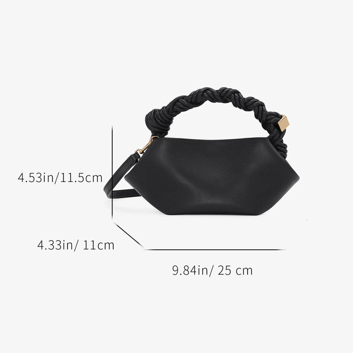 Leather Casual Women S Shoulder Crossbody Bag Stylish Simple And Elegant Ladies Handbag With Multiple Compartments Shell Shaped Bag - view 4