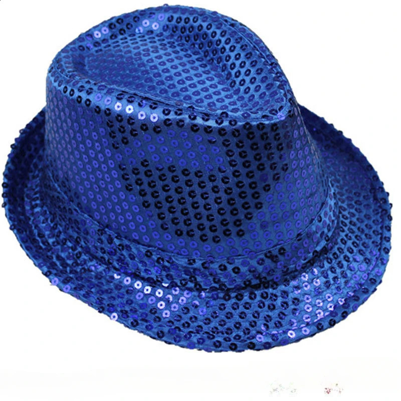 British Top Jazz Hat Bucket Hat Men Women Stage Performance Sequin Hat Shining Christmas Fedoras Party Parent Hat Hollween 260626 - view 7