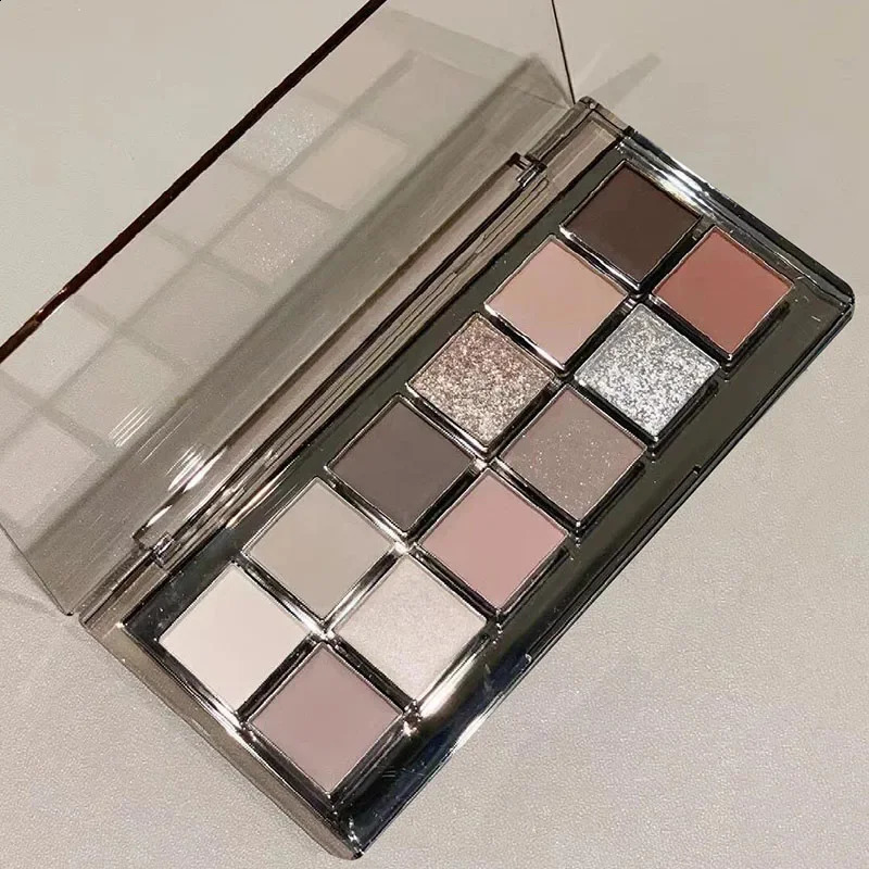 12 Colors Eye Shadow Palette Low-saturated Earth Pink Purple Eyeshadow Glitter Shimmer Matte Lying Silkworm Eye Shadow Makeup 260626 - view 7
