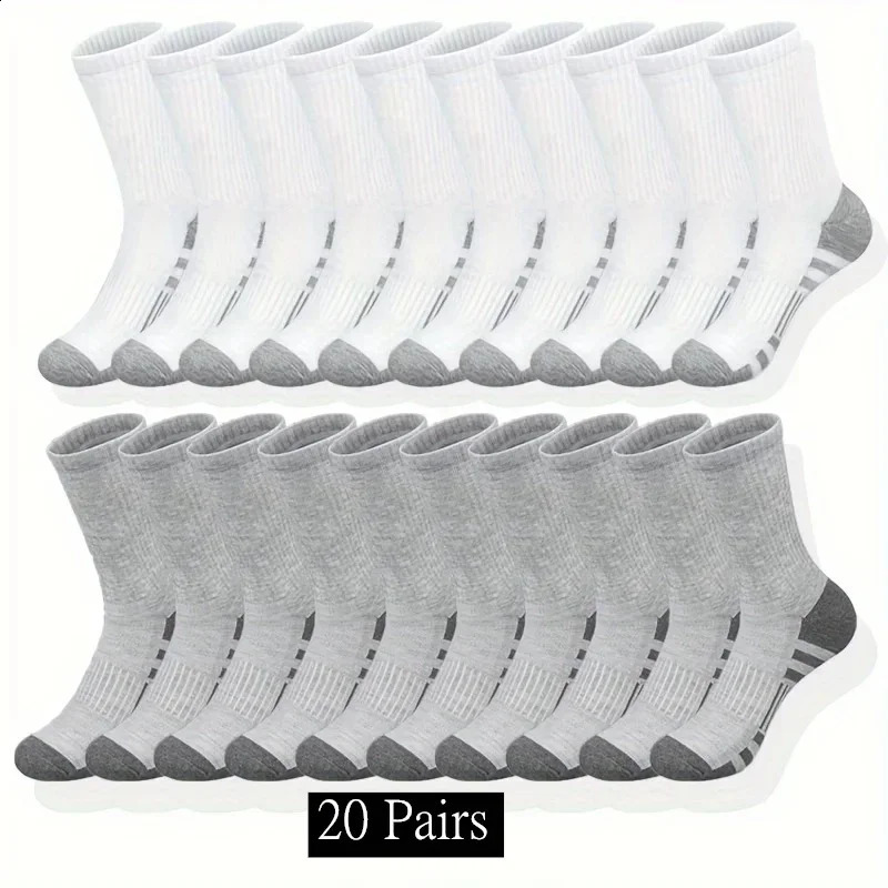 Ultra Soft Breathable Men Classic Crew Socks Comfy Casual Unisex For Outdoor Wearing 1102030 Pairs 2025 260622 - view 4
