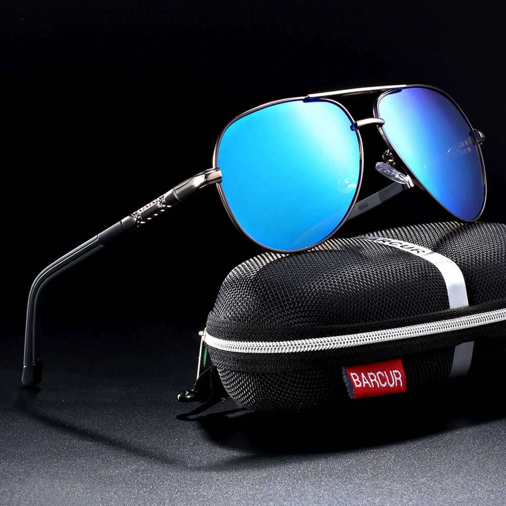 BARCUR Fashion Glasses Hot Style Men sunglasses Polarized UV400 Protection Driving Sun Glass Male Oculos De Sol 26Y0626 - view 4
