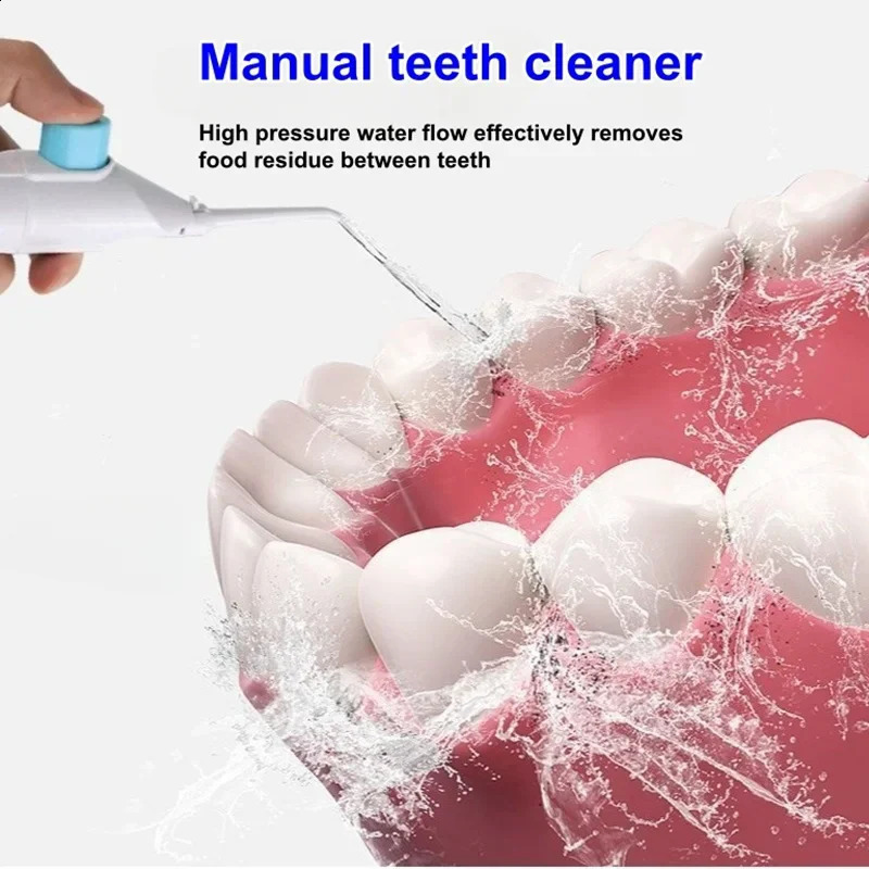 Portable High Pressure Oral Irrigator Household Dental Floss Manual Water Toothpick for Teeth Cleaning 260626 - view 5