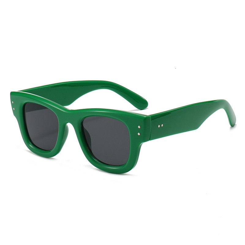 Retro Men With Large Frames Thick Legs, Suitable Square Round Faces, Making Them Appear Smaller. European And American Style Sunglasses For Women, Tre - view 6