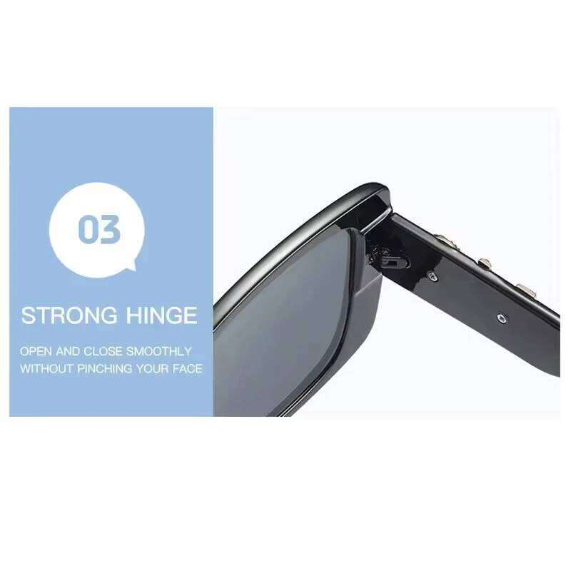 Square VS Sunglasses For Men Women Brand Design Fashion Driving UV400 Black Sun Glasses Retro Luxury Male Female Eyewear 2026 26Y0626 - view 5