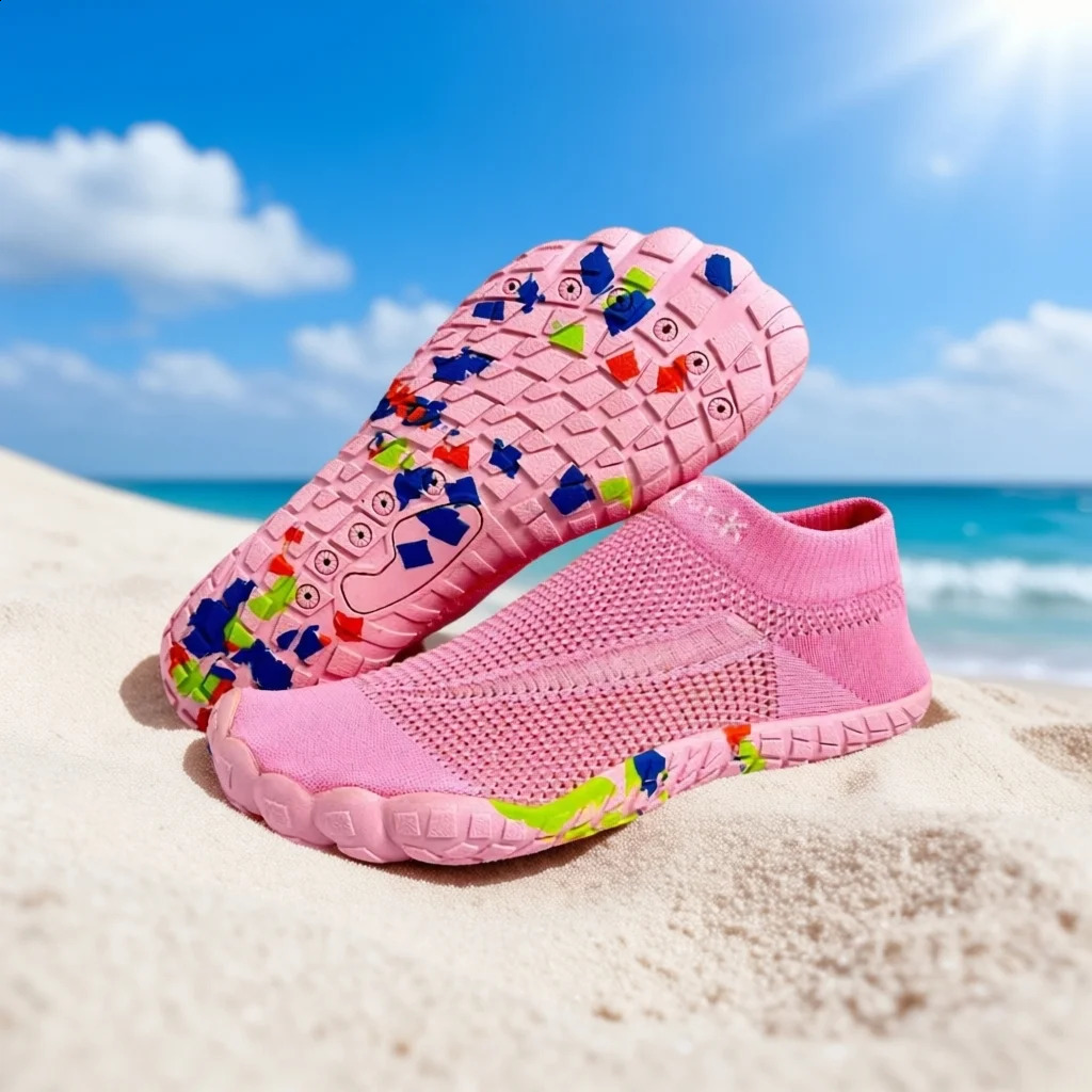 Slipon Knitted Aqua Shoes Men Women Breathable Mesh Quick Dry Wading Sneakers for Surfing Fishing Beach Water Sports 260626 - view 5