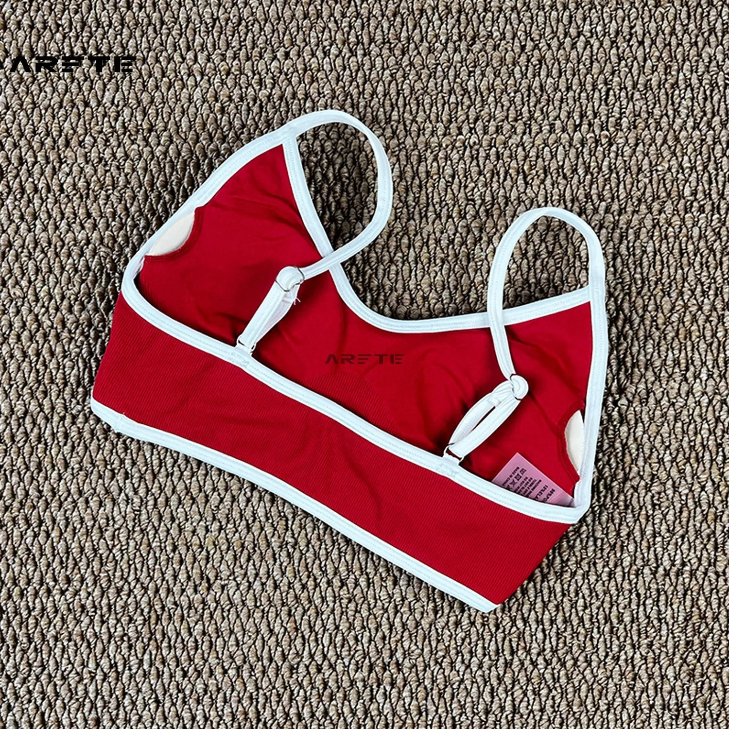 Womens Color-blocking Halter Shockproof Yoga Sports Bra Breathable Compression Outdoor Fitness Gym Workout Tank Vest 260626 - view 5