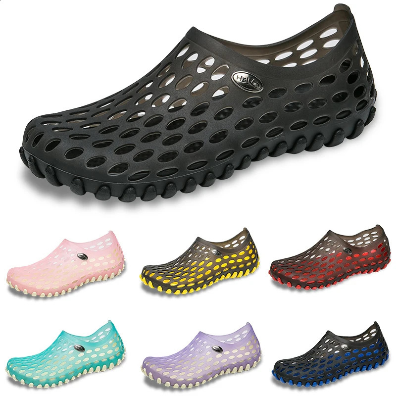 Men Vacation Beach Sandals Unisex Travel Leisure Slippers Outdoor Wading Shoes Women Large Size Light Aqua Shoes Garden Shoes 260622 - view 1