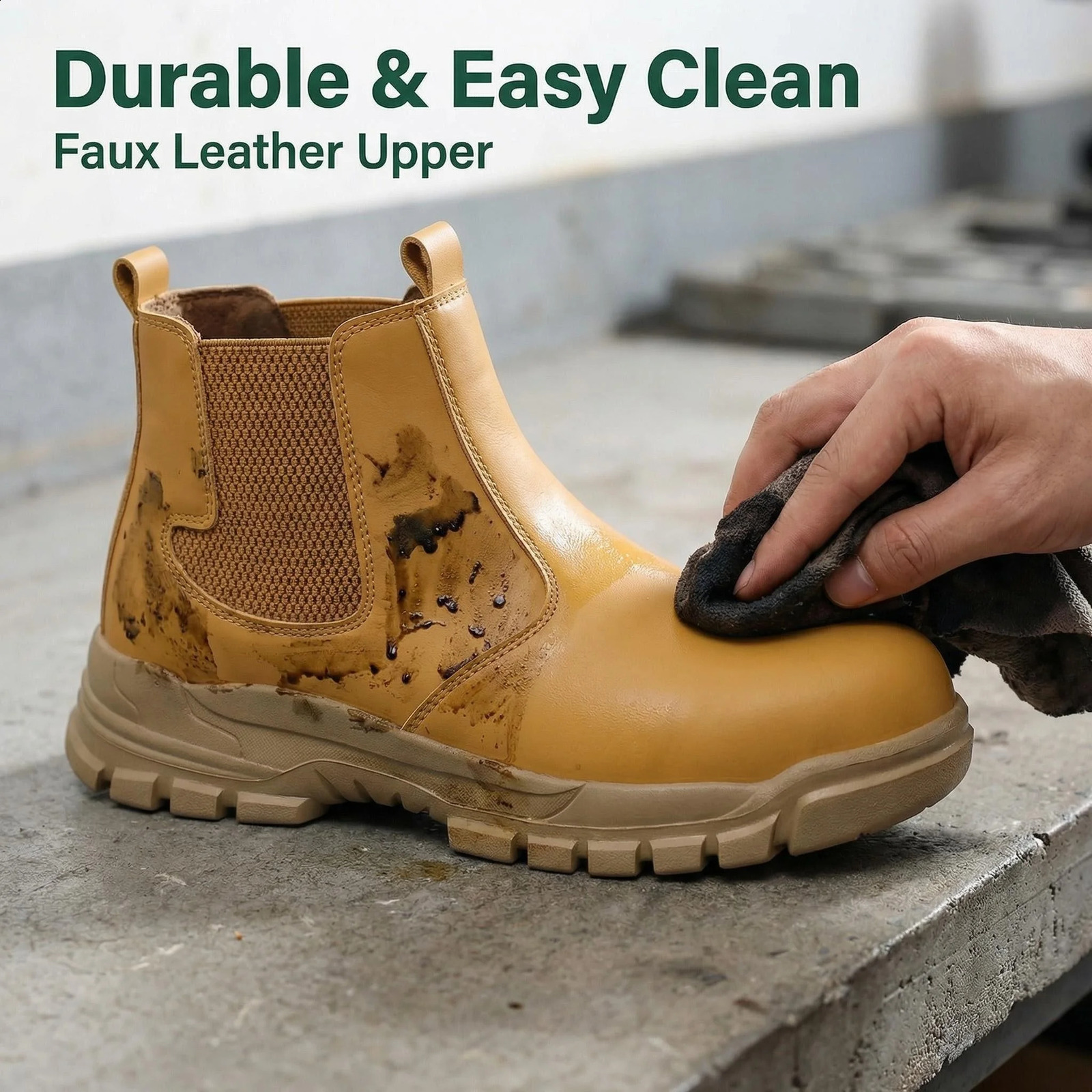 Chelsea Safety Shoes Men Steel Toe Protective With Anti Smash Piercing Work Indestructible Boots 260624 - view 4