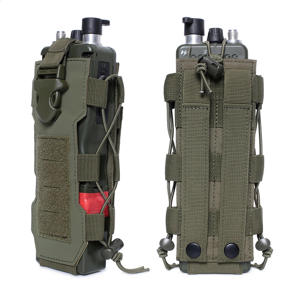 Outdoor Sports Molle Water Bottle Pouch Radio Canteen Cover Holster Waist Pack Hunting Hiking Travel Kettle Holder Bags 260626