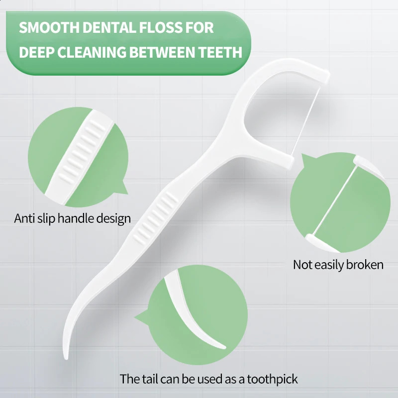 50025050PCS Smooth Floss Rod Cleaning interdental gaps and oral care 260626 - view 7