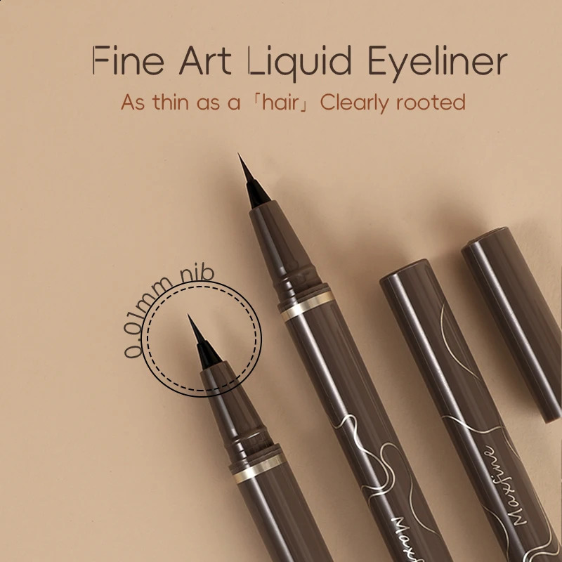 Smooth Very Fine Eyeliner Pen Longacting Quickdrying Waterproof Eyeliner Pen Suitable For Beginners Girls Holiday Gifts 260626 - view 3
