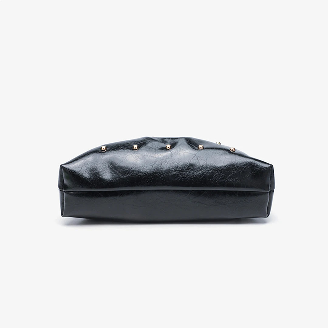 2025 Womens Zipper Handbag Fashion Simple Multifunctional Clasp Bag Mushroom Nail Large Capacity Folded Cloud Dinner 260612 - view 7