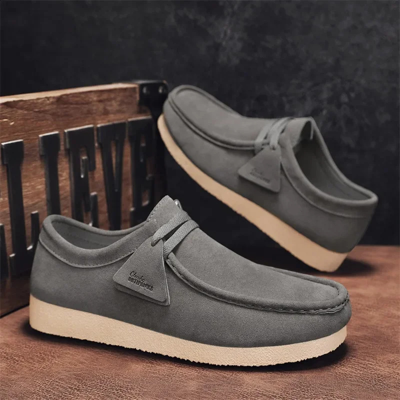 Spring Summer Blue Mens Casual Boat Shoes Lightweight Slip-on Driving Shoes Men Low-cut Breathable Canvas Men Shoes Loafers 260626 - view 6