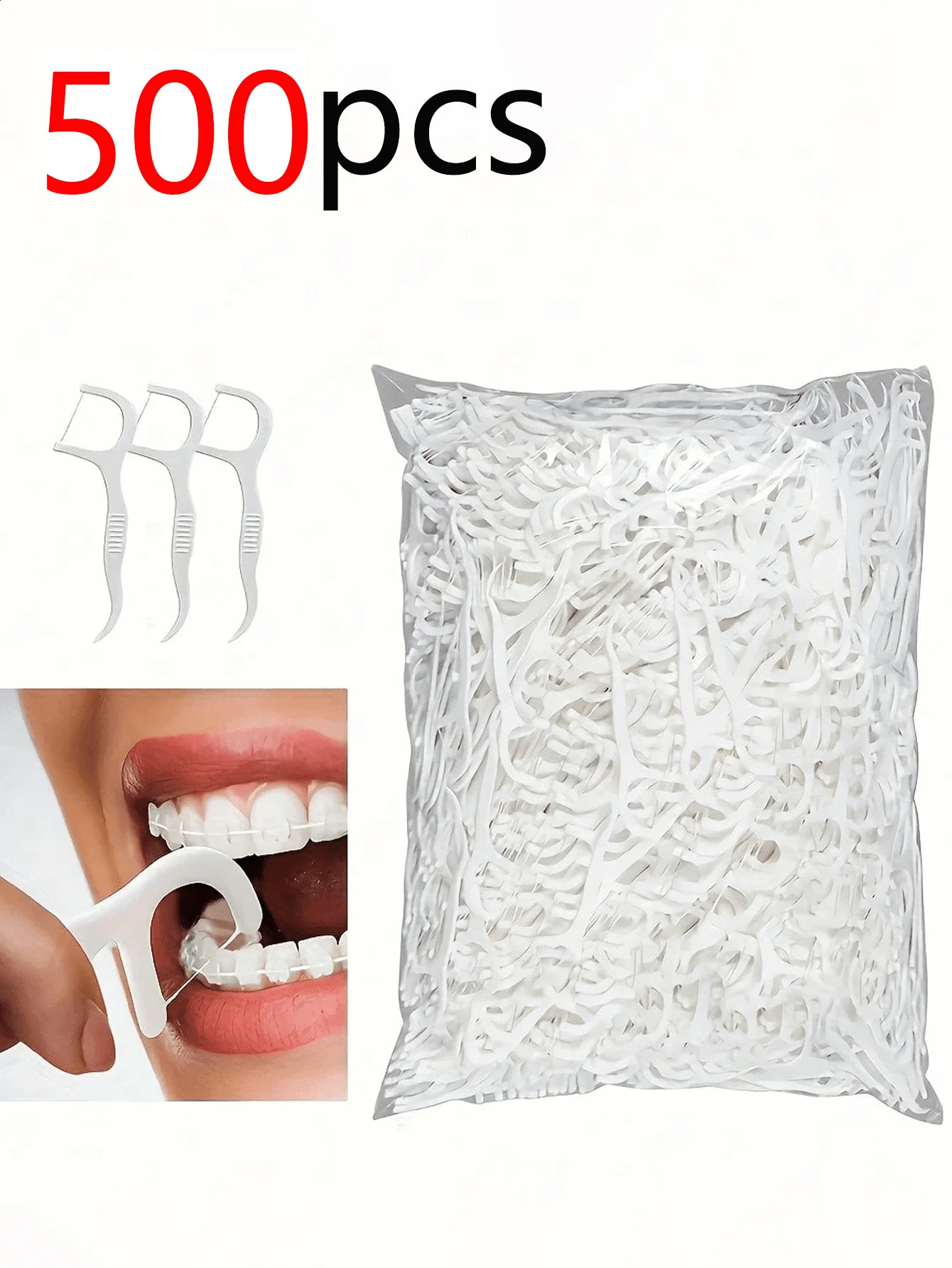 50030010050pcs Dental Floss Combo Pack Deep Cleaning Proper Oral Care Disposable Portable Essential For Travel And Daily Use 260626 - view 1