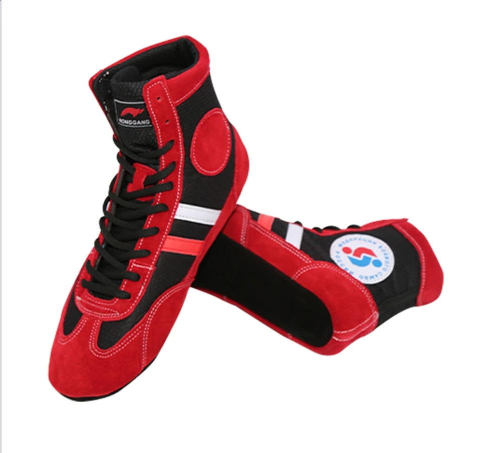 Sports Boots Breathable Combat Shoes Indoor Soft Outsole Wrestling Boxing Fighting Sneakers Sambo 260626 - view 4
