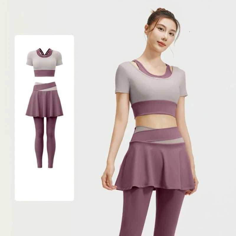 Feeling 2026 Naked Fashion Women Stretchy 2 Piece Yoga Set High Waist Butt Lifting Activewear for Running Fitness Workout M260626 - view 4