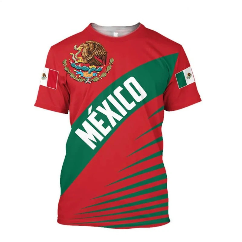 Mexico Flag 3d Printed Men T Shirt Fashion Emblem Pattern Short Sleeve Oversized Tshirt Casual Oneck Tee Sports Gym Top 260626 - view 4