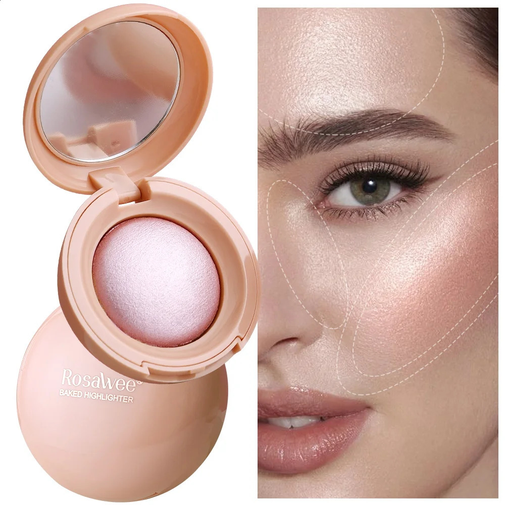 Long-lasting waterproof fine shimmer highlighter natural glossy effect brighten the contour and modify the face 260625 - view 5