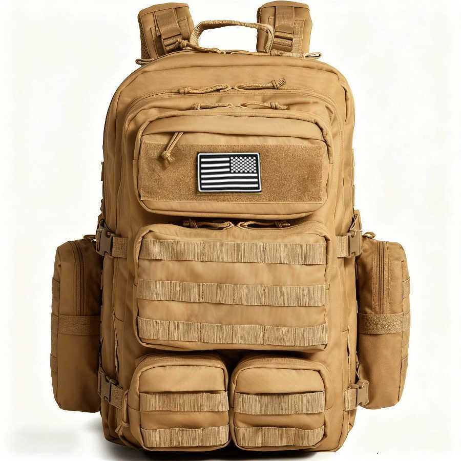 MOLLE Assault Pack Tactical 50L/30L Backpack Military Army Camping Rucksack 3-Day Pack M260626 - view 1