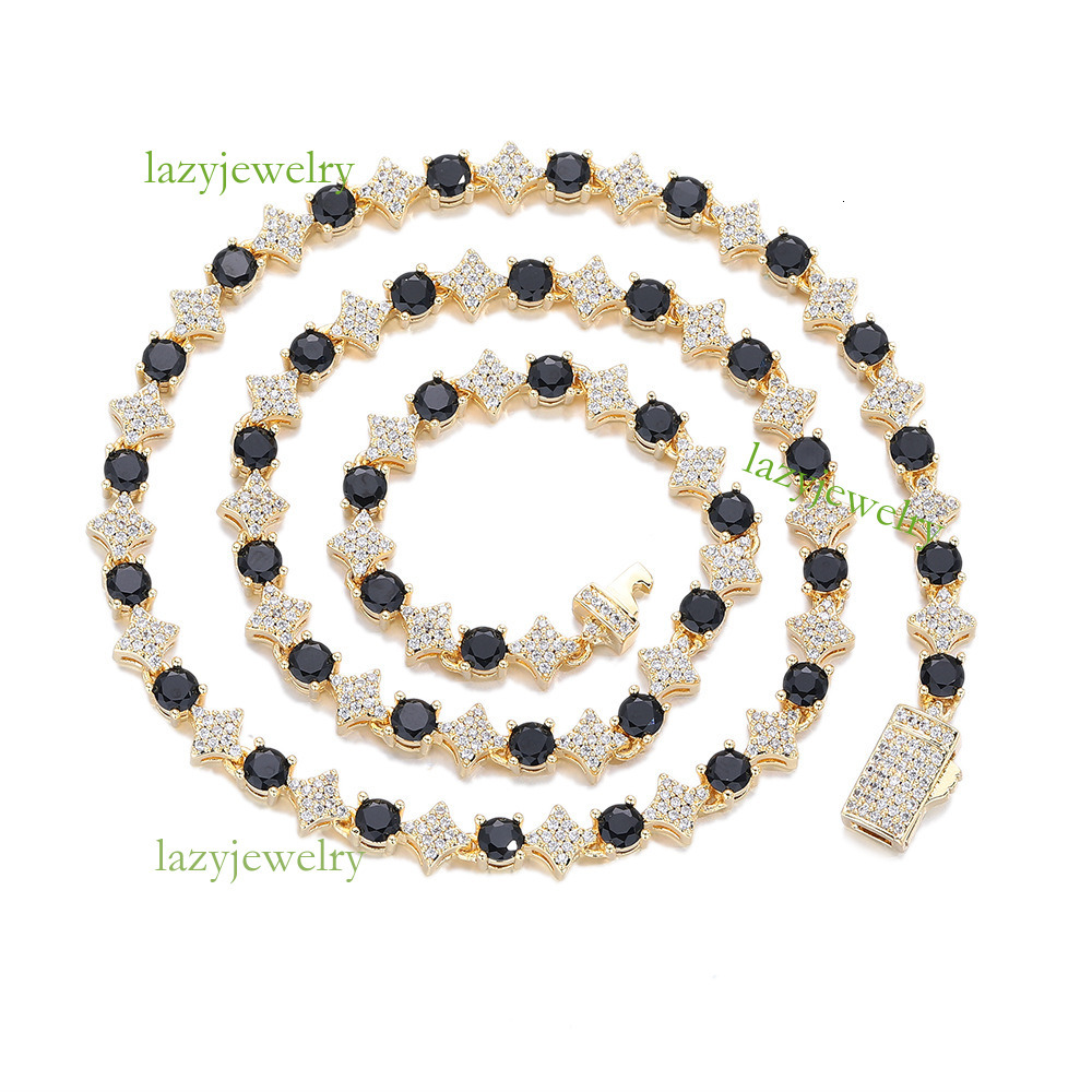 Diamond set moisanite star tennis chain 6mm ice crystal ladies fashion jewelry accessories designer custom street trend daily wear - view 8