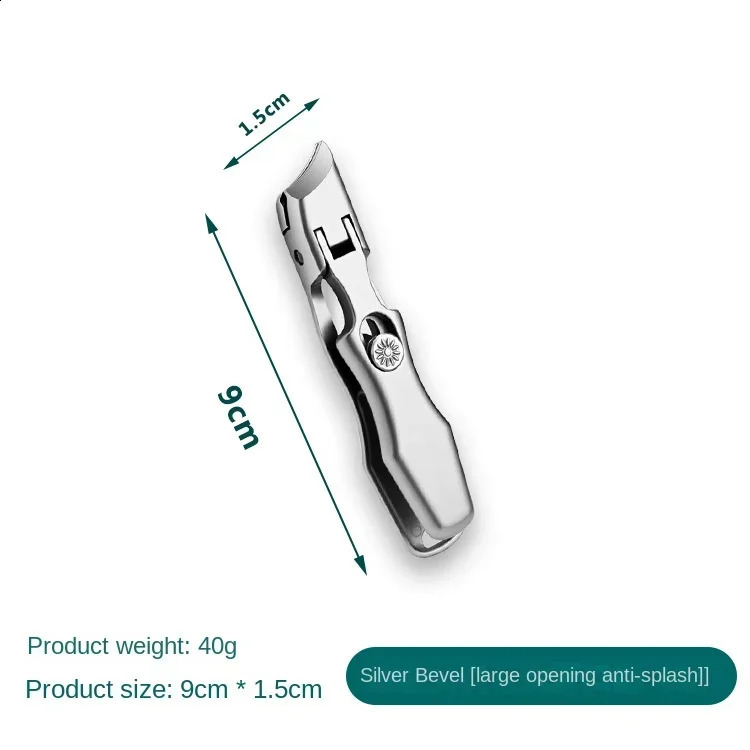Stainless Steel Nail Clipper SplashProof Large Opening Portable Dead Skin Removalnail Cuticle Trimmer 260625 - view 7