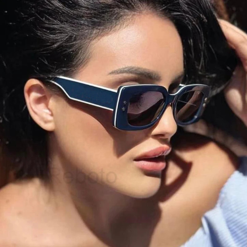 Fashion Square Sunglasses For Women y ner Big Frame Sunglasses Ladies Retro Shades Female Eyewear UV400 260626 - view 4