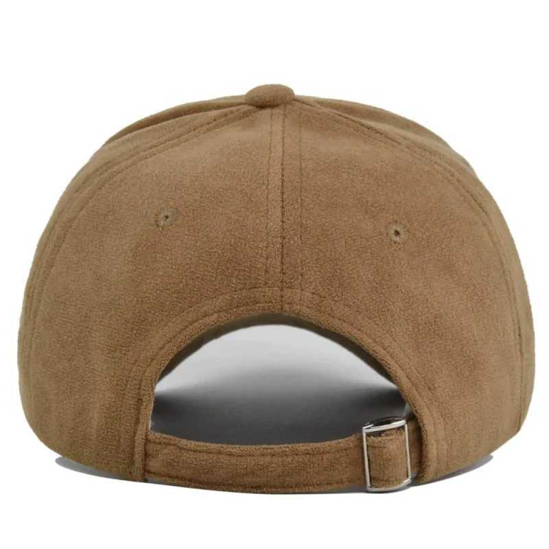 Caps Suede Baseball Fashion False For Men Women Autumn Winter Solid Retro SnapHip Hop Hat Unisex Street Adjustable Sun Caps M260626 - view 6