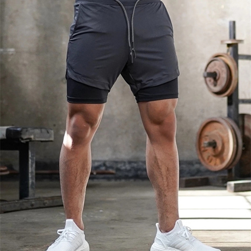 Camo Running Shorts Men Gym Sports Shorts 2 In 1 Quick Dry Workout Training Gym Fitness Jogging Short Pants 260624 - view 3