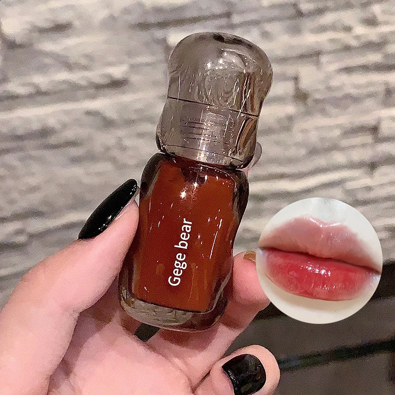 Gege Bear Crystal Gloss Lip Tint Autumn/Winter Hydrating Formula Mirror-Gloss Finish Youthful Plumping Effect 260625 - view 6