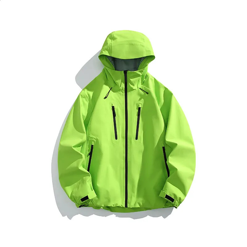 2026 Outdoor Laminated Hard Shell Windproof Waterproof Solid Color Fashionable Camping Fishing Sports Versatile Casual Jacket 260623 - view 6