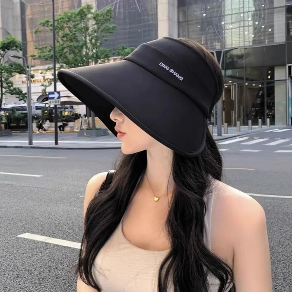 Versatile Empty Top Hat Trendy Wide Brim Fisherman Hat Breathable Anti-UV Beach Hat Gift 260625 - view 6