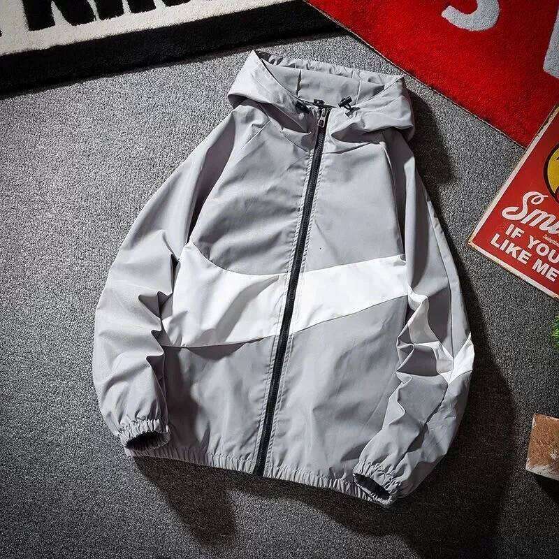 Summer Camping Thin Jacket Men Fashion Color Block Sun Protection Clothing Fishing Hunting Clothes Quick Dry Skin Windbreaker W260626 - view 5
