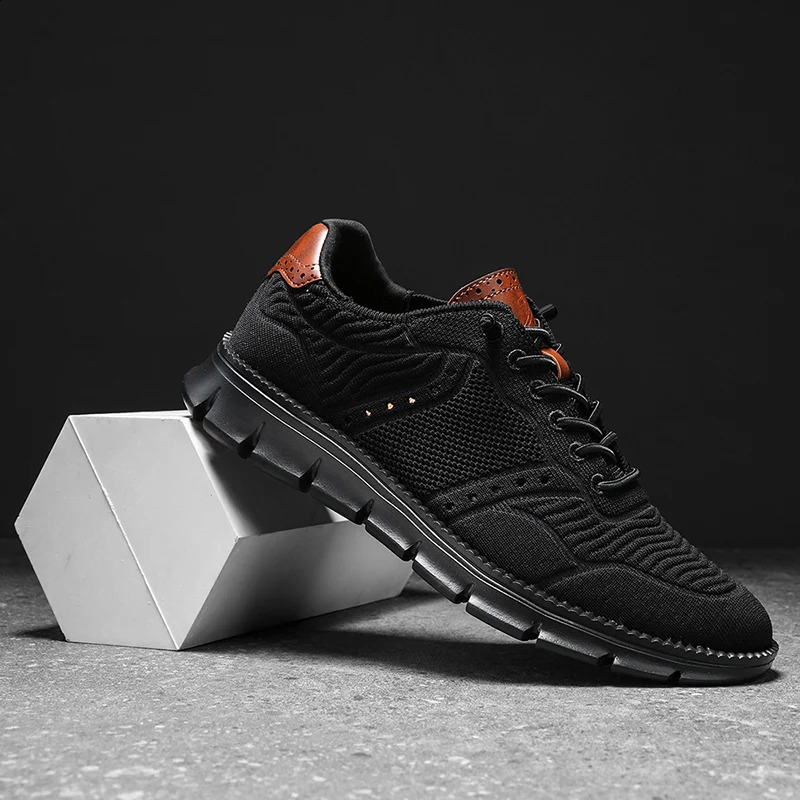 Plus Big Size 54 53 52 51 50 Mens Mesh Brogue Shoes Wingtip Oxfords Casual Stylish Sneakers Loafers Brogues Summer 260626 - view 5