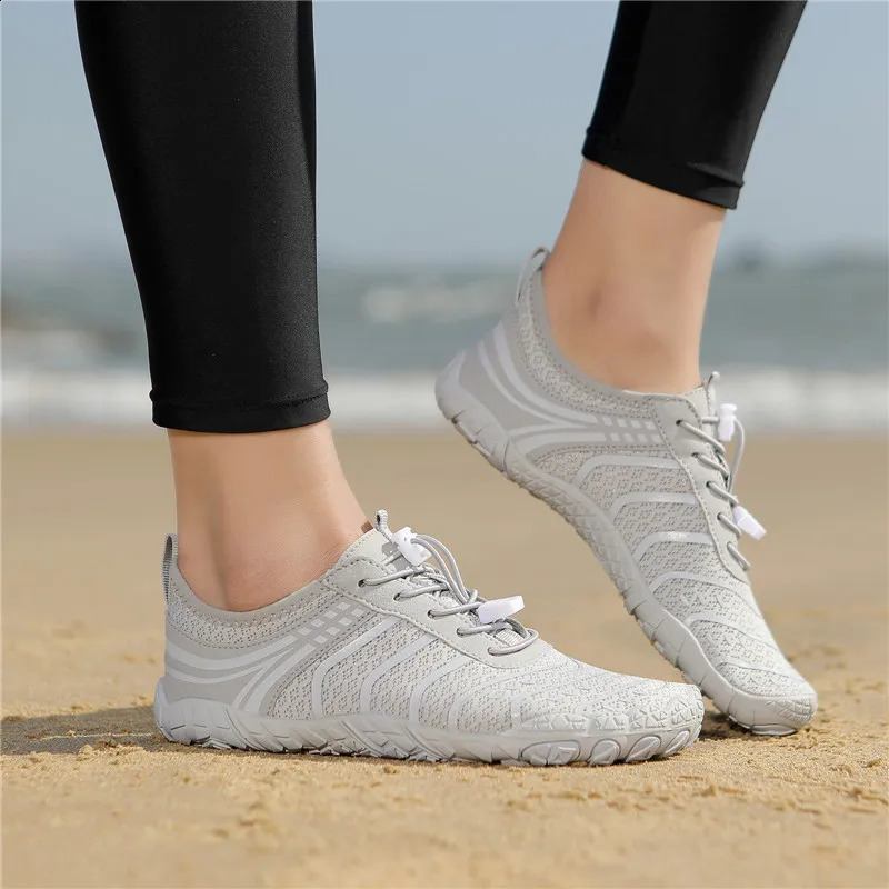 Unisex Summer Water Shoes For Men And Women Barefoot Aqua With Drainage Holes Beach Swimming 260626 - view 4
