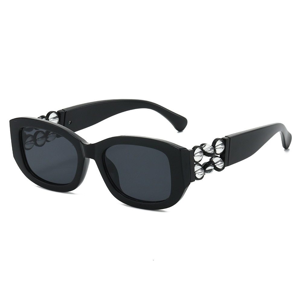 New Trendy Ins-Style Fortune Bead Glasses, UV Protection, Simple And Fashionable Couple's Sunglasses - view 5