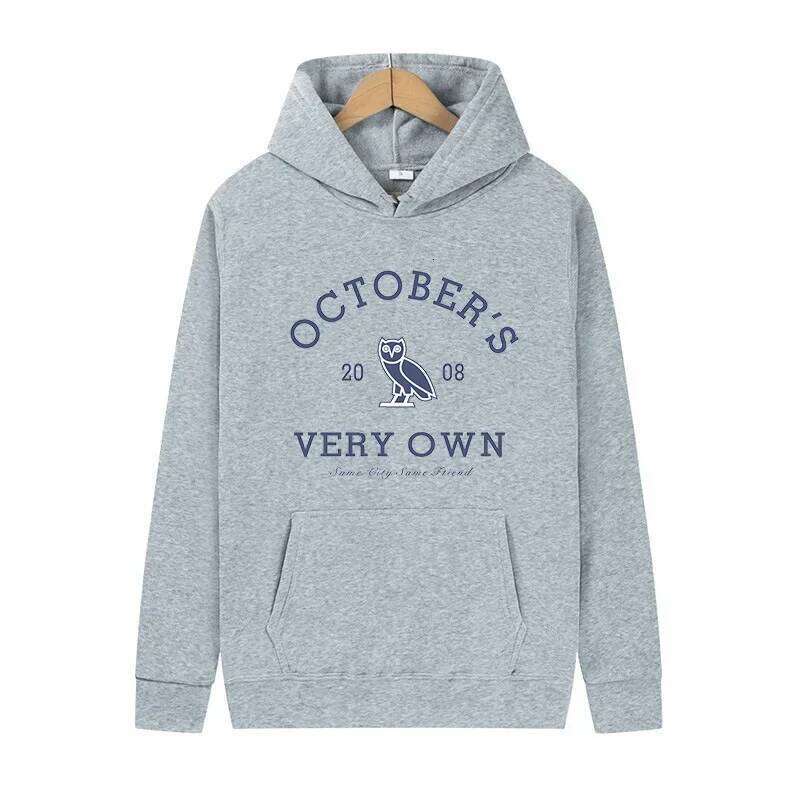 October's Fashion Printed Hoodie for Women, Men's Loose and Trendy Pullover, Street Casual Harajuku Hip-hop Cool Sportswear W260626 - view 7