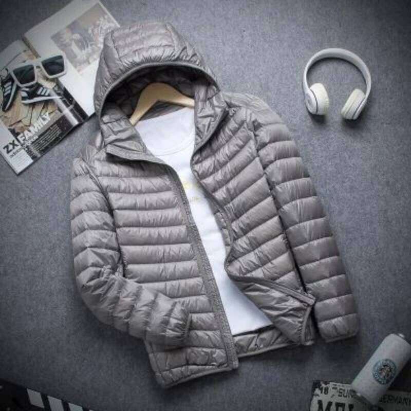 New Autumn And Winter Fashion Hooded Super Light Warm Slim Down Jacket Men's Coat W260626 - view 6