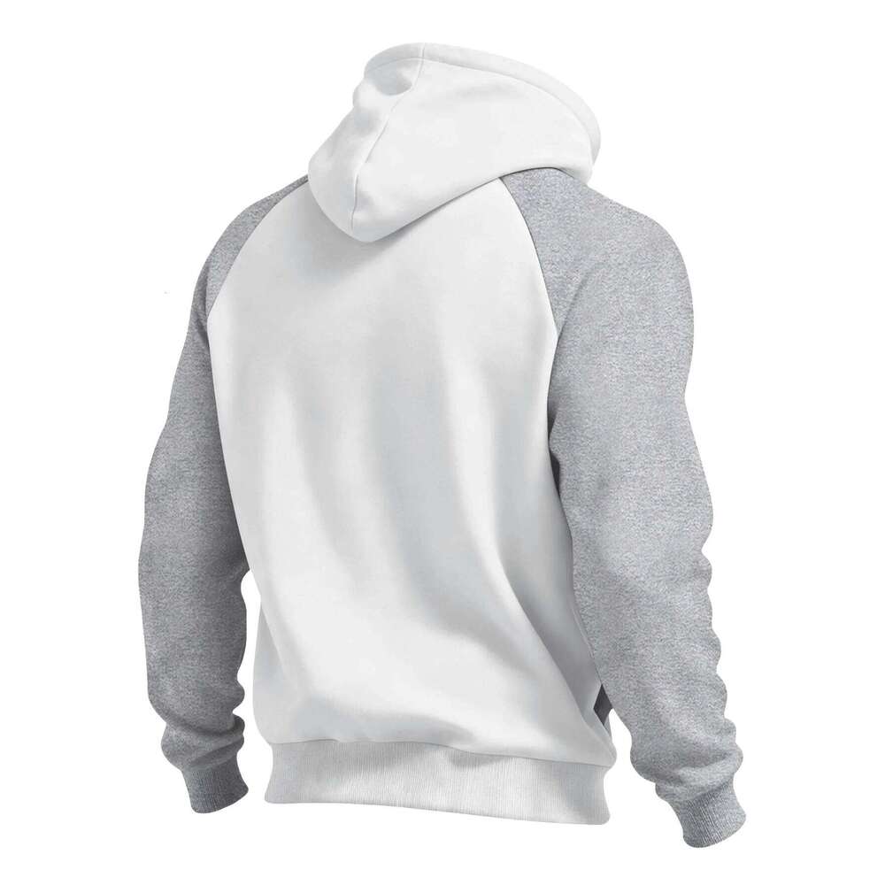 New Autumn Ainter Outdoor Sports Style Raglan Contrast Color Hooded Sweatshirt Fashionable Trendy Versatile Men's Tops W260626 - view 3
