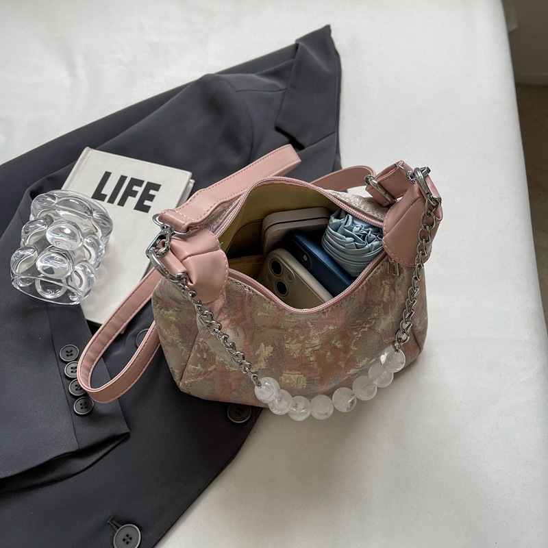 Summer New Chinese Style Women Crossbody Bag, Trendy Hot Niche Versatile Shoulder Underarm Handbag - view 5