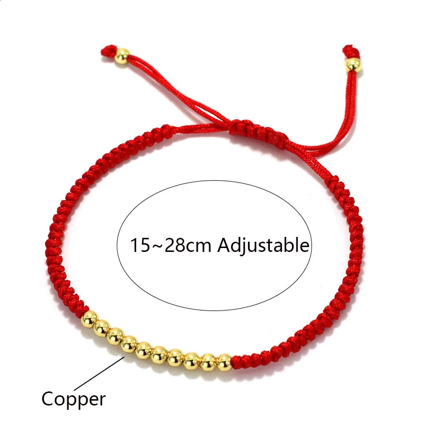 Good Luck Red Thread Bracelet Men Women Handmade Black String Braslet Couple Hand Accessories Adjustable Macrame Braclet 260617 - view 5