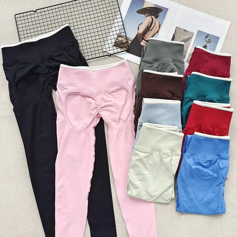Peach Butt Yoga Pants High-Waisted Butt-Lifting Fitness Pants for Women Highly Elastic Quick-Drying Tight Leggings for Workout 260626