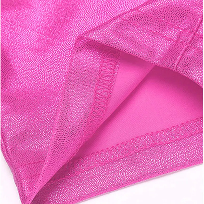Dance Shorts for Girls Kids Bronzing Metallic Pants Elastic Children Glossy Gymnastic Dancewear Blank Solid Sports Shiny Glitter 260626 - view 4