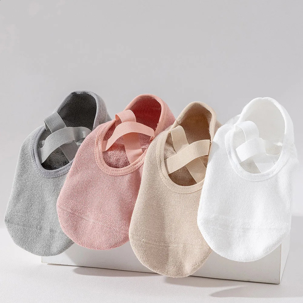 Yoga Pivot Barre Socks Women Cotton Terry Silicone Non-slip Grip Pilates Sock 260626 - view 4