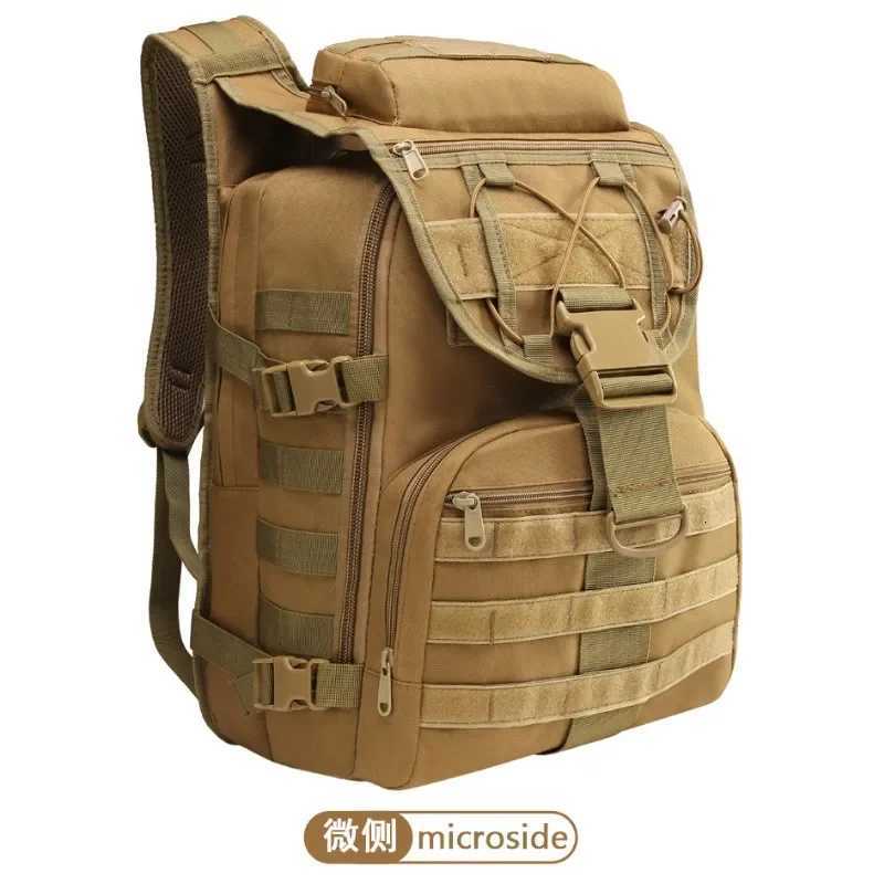 Backpack Outdoor Military Camouflage Mountaineering Tactical Backpack Large-Capacity Travel Sports Double Shoulder Bag M260626 - view 4