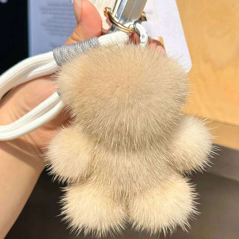 Violent Car Hanging Backpack Creative Little Bear Plush Keychain Gift For Phone 26Y0626 - view 5