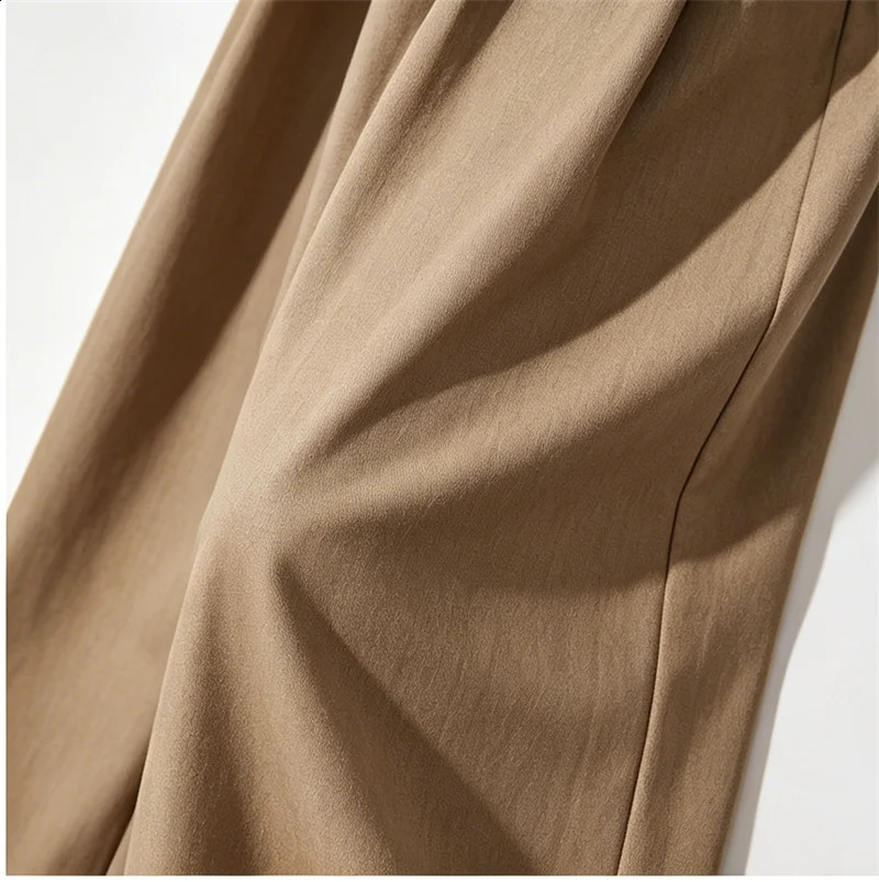 Mens Loose Khaki Pants Straight Leg Trousers High Waist Pleated Lightweight Breathable Cool Summer Casual For Beach Vacation 260625 - view 7