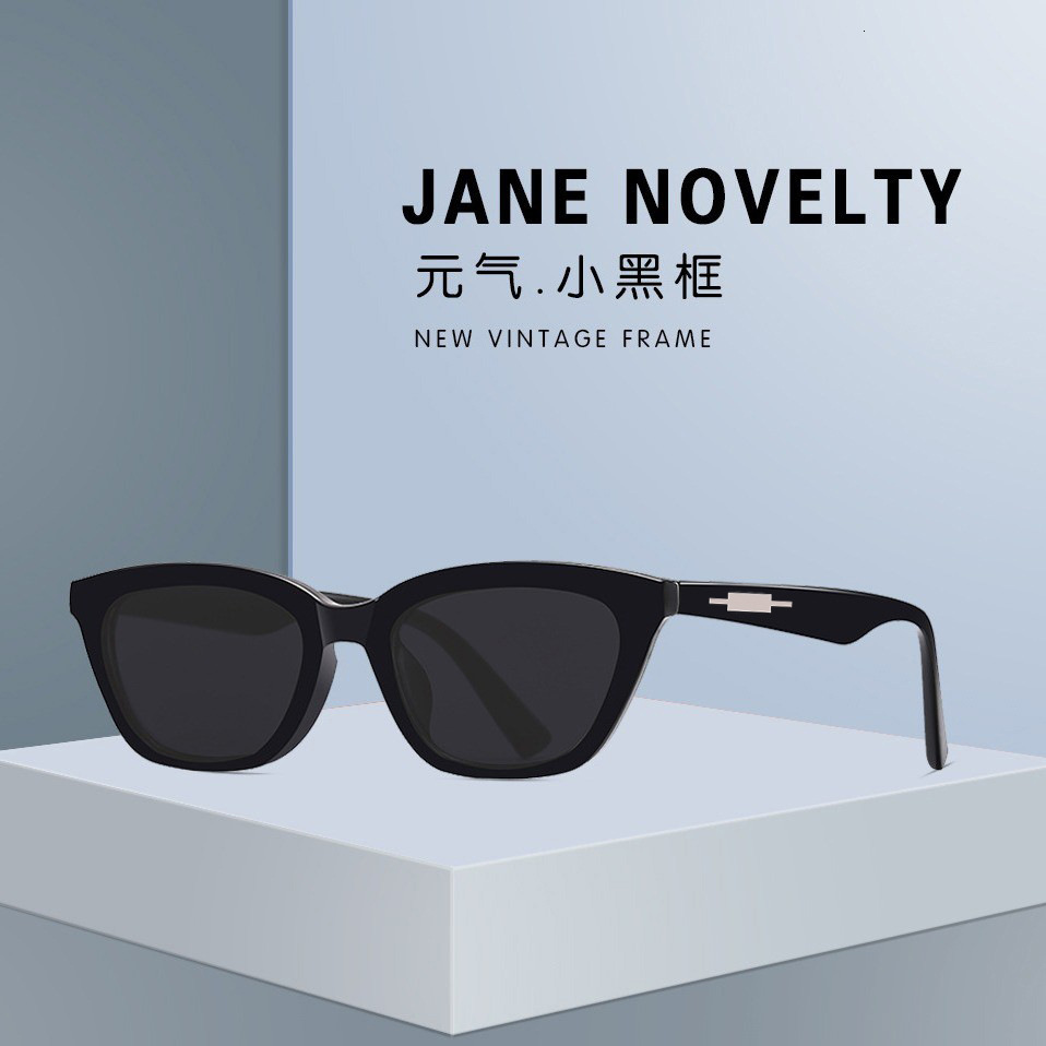 New Triangular Cat-Eye GM for Men, High-End Retro Internet Celebrity UV-Protective Women's Sunglasses wholesale - view 4