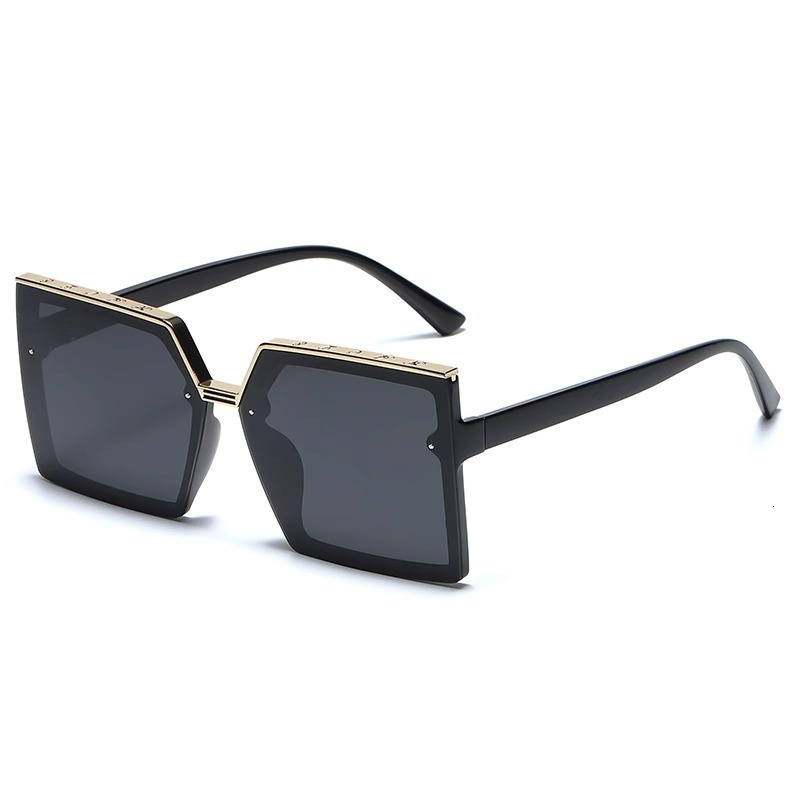 Square Sunglasses For Women 2024 New Model, Slimming Effect Large Faces, Frame Sunglasses, UV Protection, Street Style, Unique Frameless Glasses - view 6